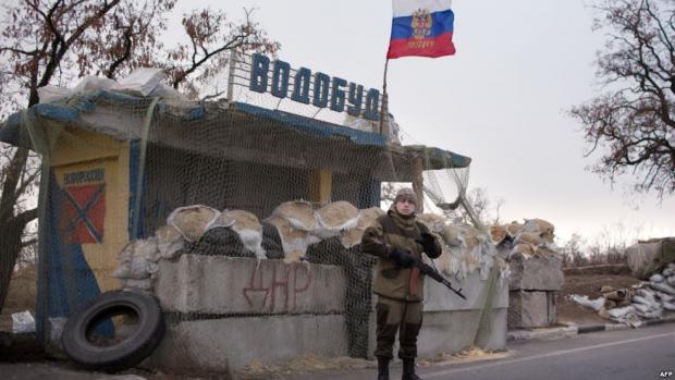 Блокпост бойовиків "ДНР". Фото: AFP.