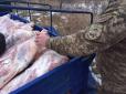2 тонни контрабандної свинини не доїхали до терористичної 