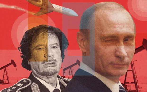 На думку багатьох експертів, Путін - це другий Каддафі. Фото: rbc.ua.