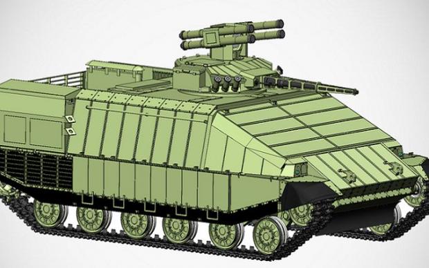 Новий український танк може виглядати десь так. Ілюстрація: mtdata.ru.