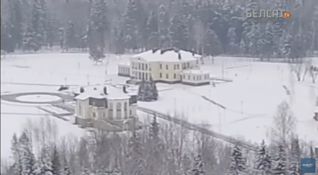 Розкішна резиденція Лукашенка. Фото: скріншот з відео.