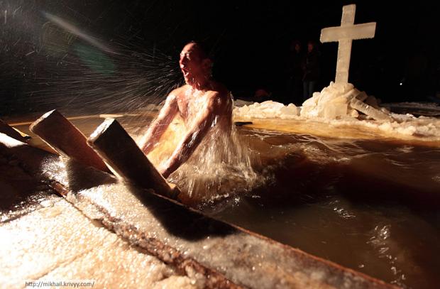 Водохрещенські купання. Фото: ЖЖ.