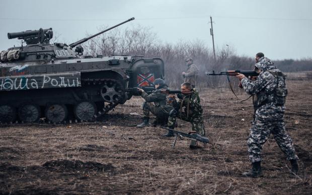 Російські бойовики на Донбасі. Фото: DT.ua.