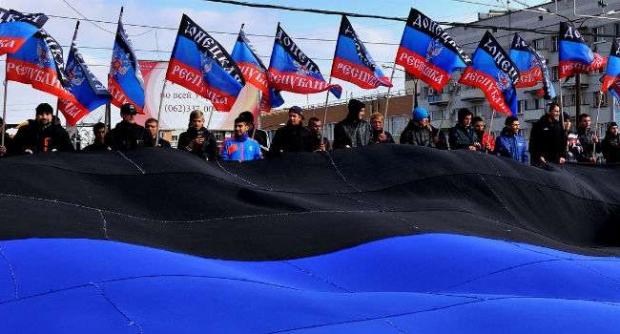 Акція в "ДНР". Фото: соцмережі