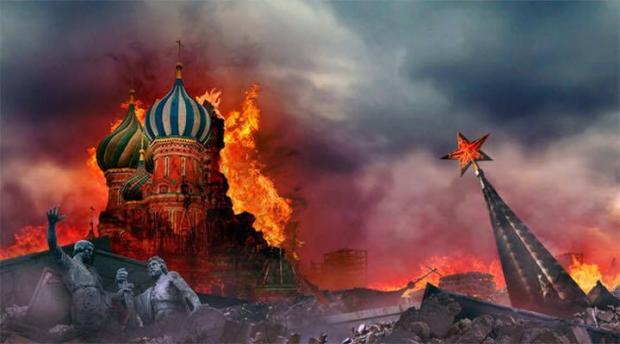 В США вивчають ймовірні наслідки ядерного удару по Кремлю. Фото: ЖЖ.