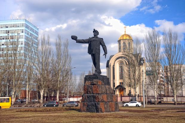 Шахтарська площа у Донецьку. Фото: соцмережі.