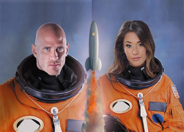 Джонни Синс и Ева Ловия, несостоявшиеся первые порноактёры в космосе