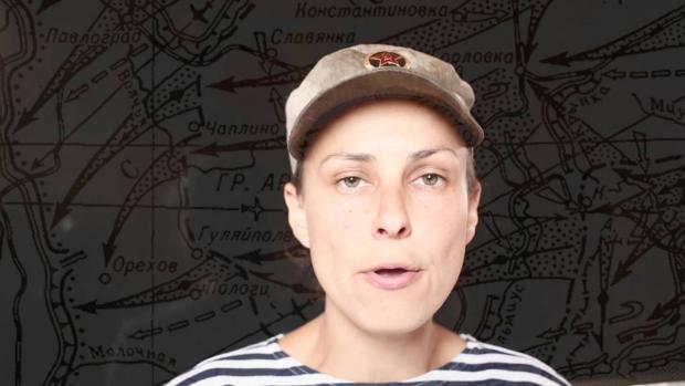 Чичеріна обурена тим, що українці її "не люблять". Фото: скріншот з відео.