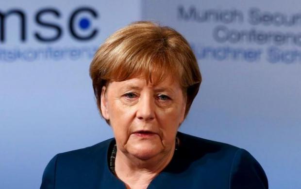 Ангела Меркель на Мюнхенській конференції. Фото:www.rbc.ua