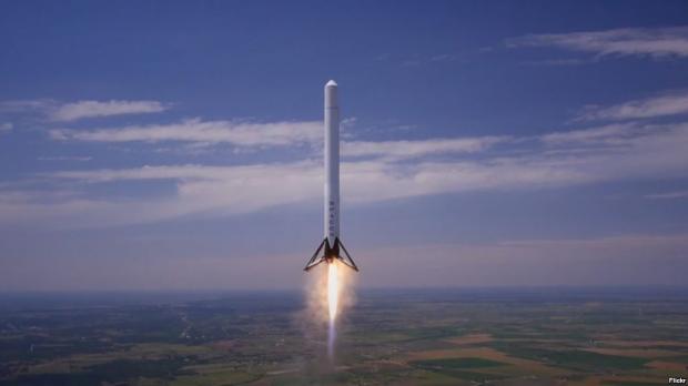 SpaceX провела запуск Falcon 9. Фото: Твіттер.
