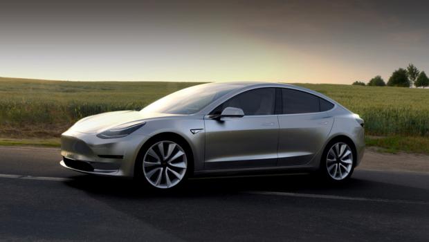 Електрокар Tesla Model 3. Фото: drive.ru.