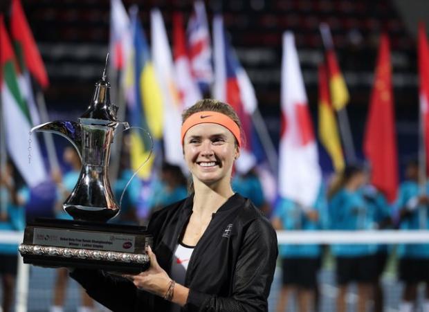 Еліна Світоліна стала переможницею турніру у Дубаї. Фото:http://gazeta.ua/