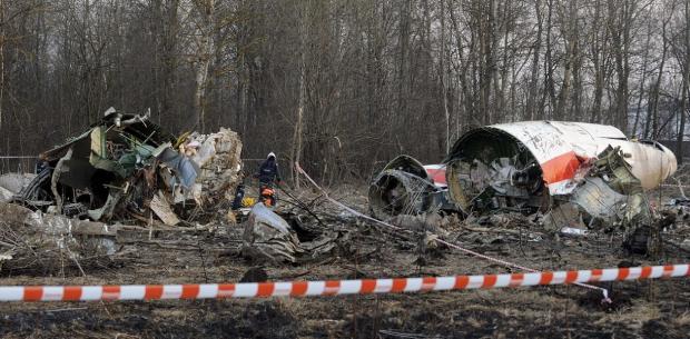 На місці падіння президентського Ту-154 під Смоленськом. Фото: Хвиля.