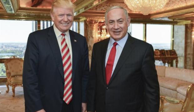 Дональд Трамп та Біньямін Нетаньяху. Фото: Stmegi.com.