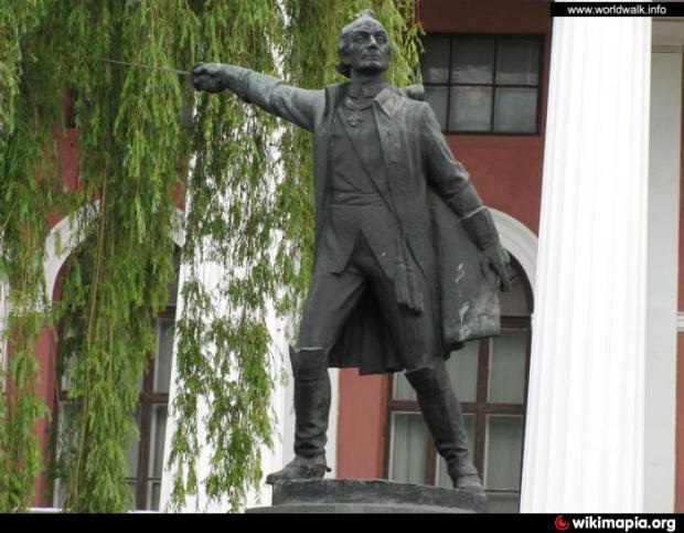 Пам'ятник Суворову у Києві. Ілюстрація:Wikimapia