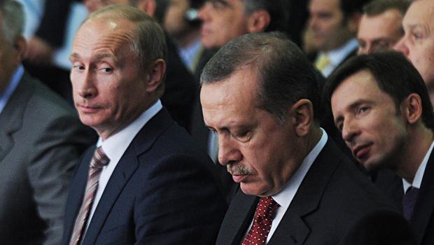 Путін та Ердоган. Ілюстрація:Газета.ру