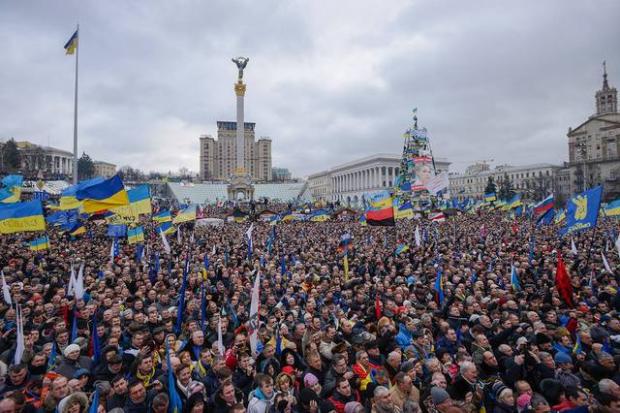 Майдан був не здатний висунути лідера нації. Фото: Вголос.