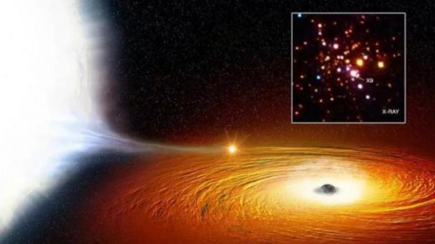 Білий карлик "танцює" біля чорної діри. Фото: НАСА.