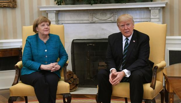 А.Меркель і Д.Трамп. Фото: vesti.ru.