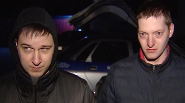 Затримані у Білорусі росіяни. Фото: скріншот з відео.