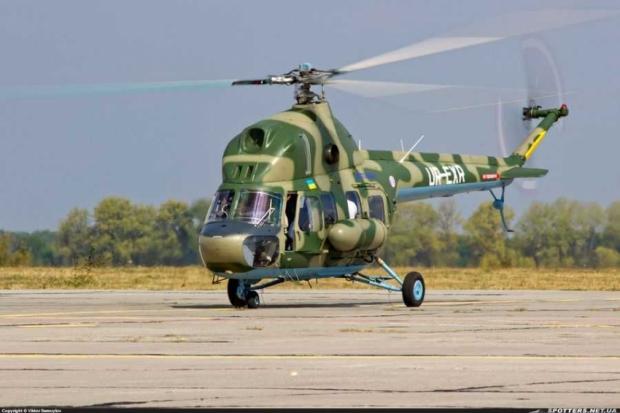 Український військовий вертоліт. Фото: Вголос.