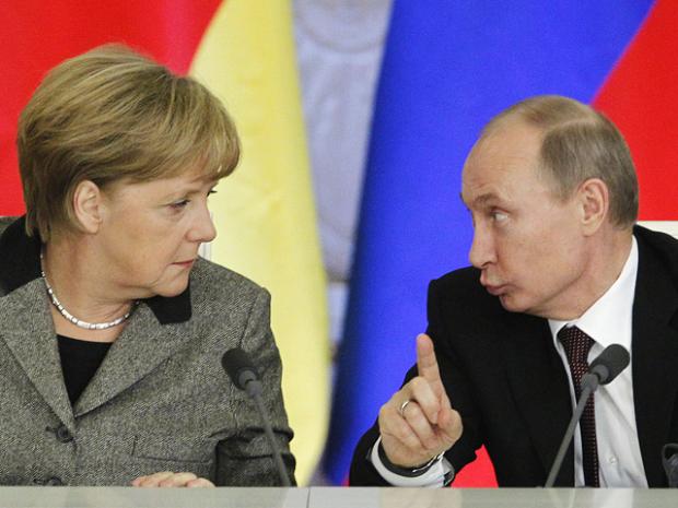 А.Меркель і В.Путін. Фото: АТН.