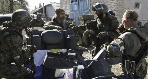 Російські бойовики на Донбасі. Фото: QHA.