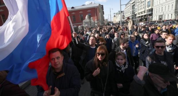 Протести в РФ за своїм характером подібні до протестів напередодні розвалу СРСР. Ілюстрація:Replyua.net
