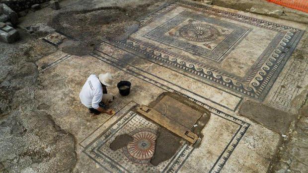 Мозаїки стародавнього міста. Фото: Science Alert.