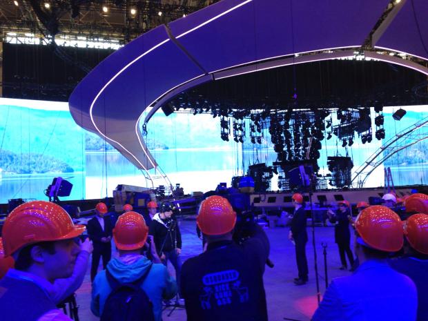 Організатори "Євробачення" показали головну сцену конкурсу. Фото:http://1tv.com.ua