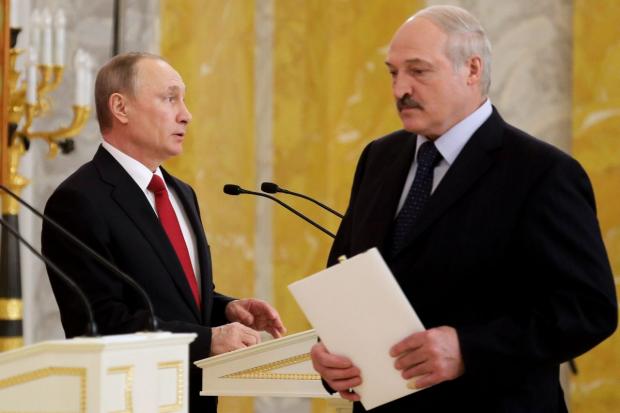 В.Путін і О.Лукашенко. Фото: УНІАН.