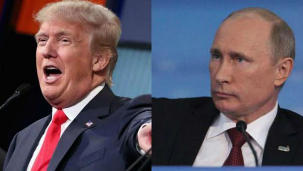 Трамп і Путін. Ілюстрація:obzor.press