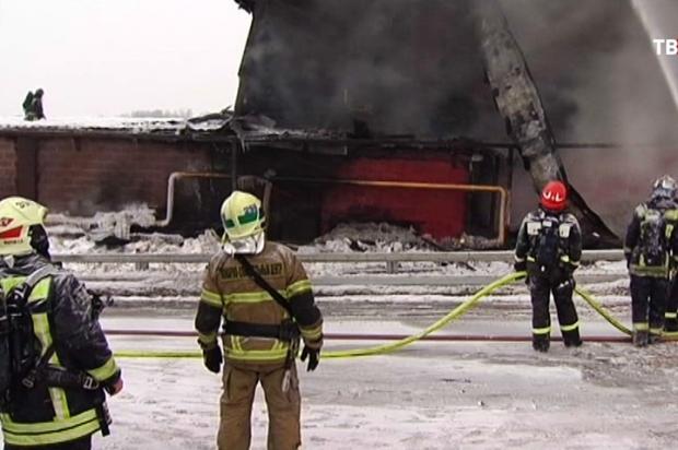 У РФ на військовому складі сталася пожежа. Фото: скріншот з відео.