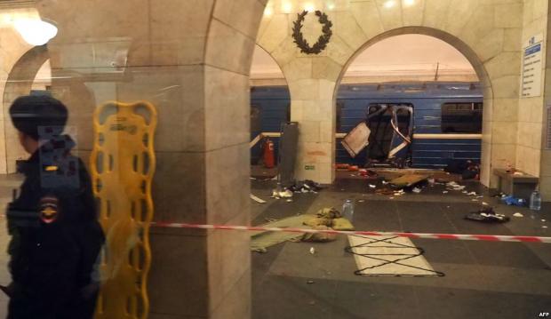 Наслідки теракту в пітерському метро. Фото:http://www.svoboda.org/