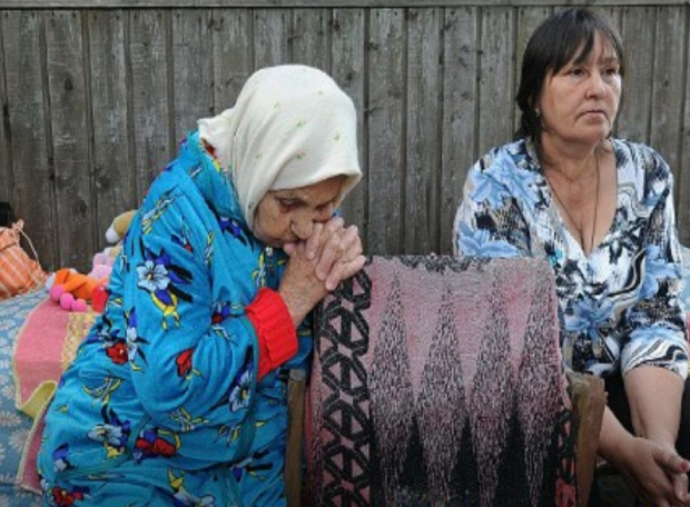 Біженці з охопленого війною Донбасу в Росії. Фото:http://www.spb.kp.ru/