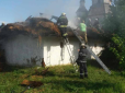 В одному з куренів Запорізької Січі на Хортиці сталася пожежа (фото)