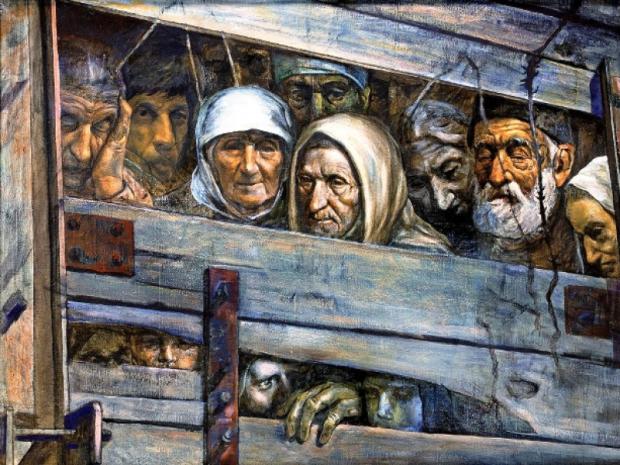 Депортація кримськотатарського народу. Ілюстрація:http://turchynov.com/