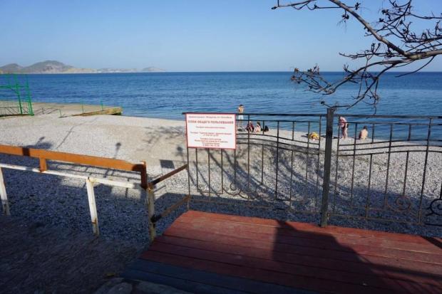 Пляжі в Криму до сезону не готові. Фото: Вектор Ньюз.