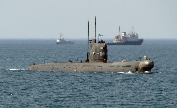 Український підводний човен. Фото: Вікіпедія.