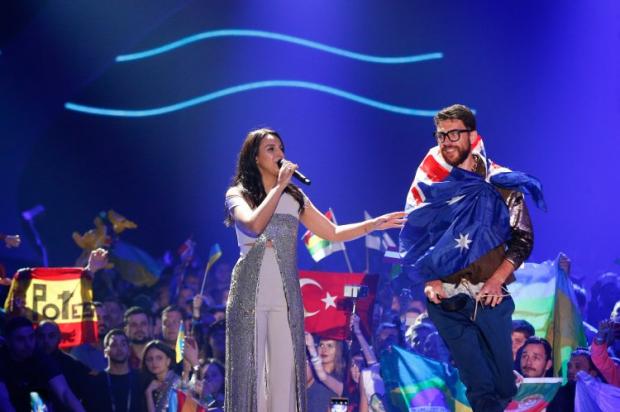 Седюк під час виступу Джамали на "Євробаченні" показав світу свій голий зад. Фото:Апостроф