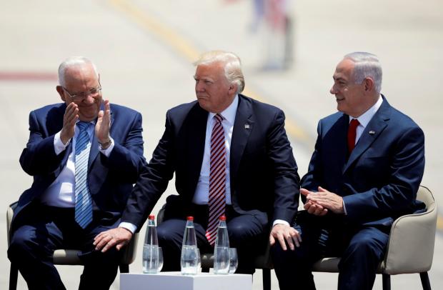 Дональд Трамп під час візиту в Ізраїль. Фото:  REUTERS.