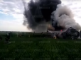 Авіакатастрофа з військовими у РФ: У мережі з'явилося відео з палаючим Ан-26
