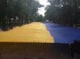 Патріотичний рекорд: На Донеччині розгорнули найбільший у світі український прапор (фото, відео)