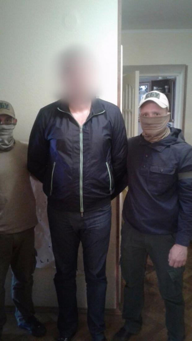 СБУ затримала пособника терористів "ЛНР". Фото:прес-служба СБУ