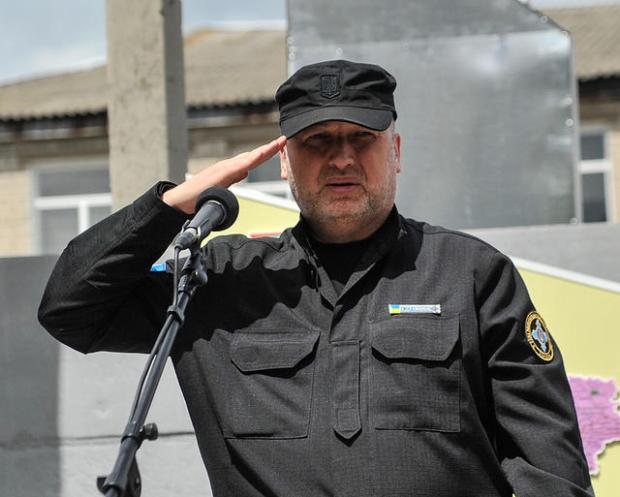 Олександр Турчинов на відкритті оновленого прикордонного пункту "Тополі". Фото:прес-служба РНБО