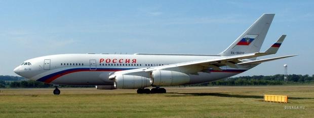 Літак Путіна. Фото: bugaga.ru.