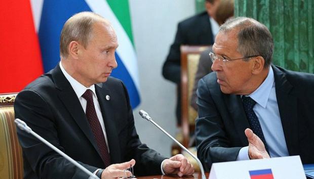 В.Путін і С.Лавров. Фото: Укрінформ.