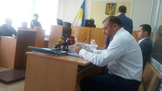 Михайло Добкін у залі суду. Фото:https://censor.net.ua