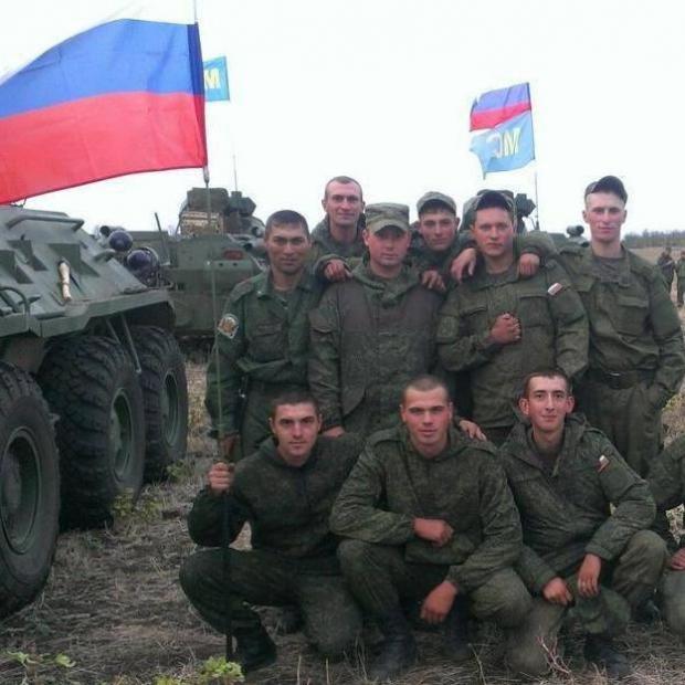 Російські військові на Донбасі. Фото: соцмережі.