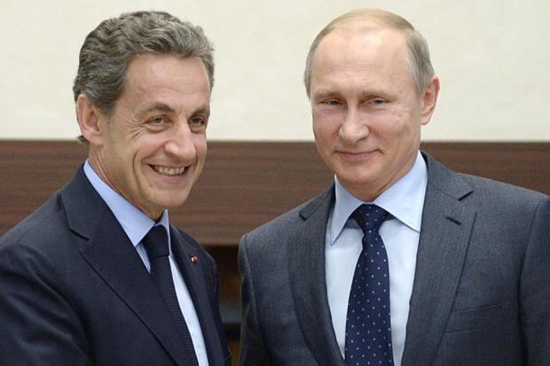Ніколя Саркозі і Володимир Путін. Фото:economic-definition.com